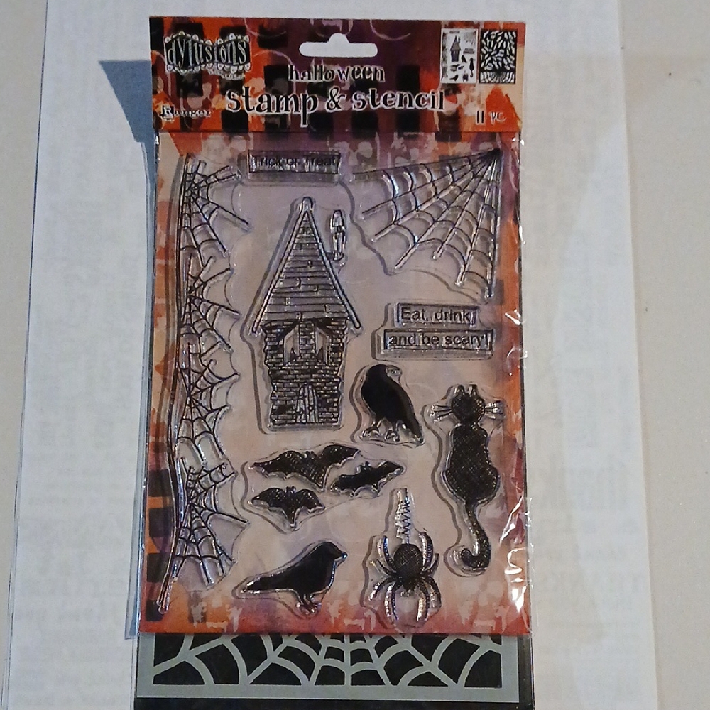 Halloween Stamp and Stencil Kit